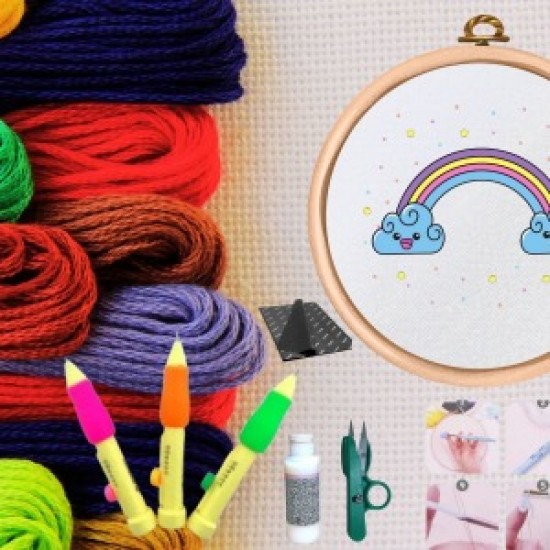 Punch Seti Nakış Seti Kasnaklı Kendin Yap Seti Seri 47