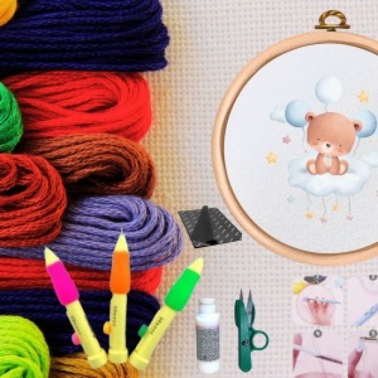 Punch Seti Nakış Seti Kasnaklı Kendin Yap Seti Seri 52