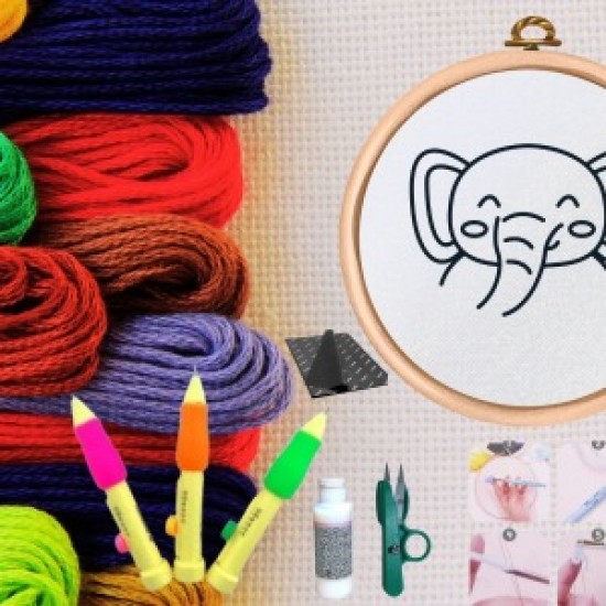 Punch Seti Nakış Seti Kasnaklı Kendin Yap Seti Seri 54