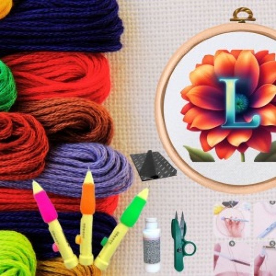 Punch Seti Nakış Seti Kasnaklı Kendin Yap Seti Seri 79