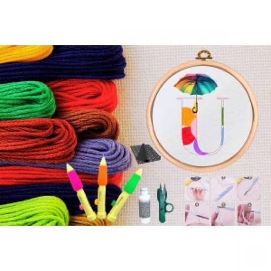 Punch Seti Nakış Seti Kasnaklı Kendin Yap Seti Seri 93