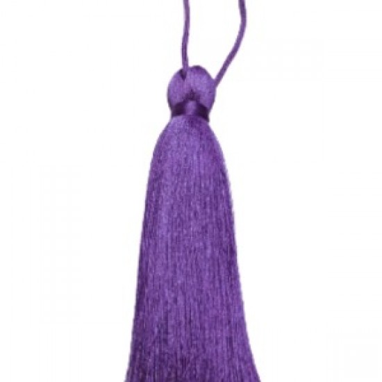 Püskül Tekli 10 Cm 1 Adet Eflatun