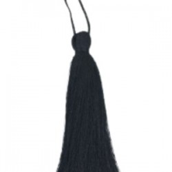 Püskül Tekli 5 Cm 1 Adet Siyah