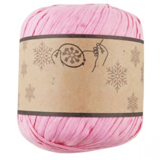 Rafya İp 50 Gr Pembe