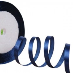 Saten Kurdele 3 Cm 10 Metre Lacivert