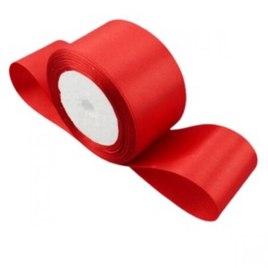 Saten Kurdele 6 Cm Kırmızı 5 Metre