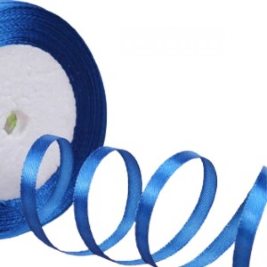 Saten Kurdele 6 Mm Petrol Mavisi 1 Metre