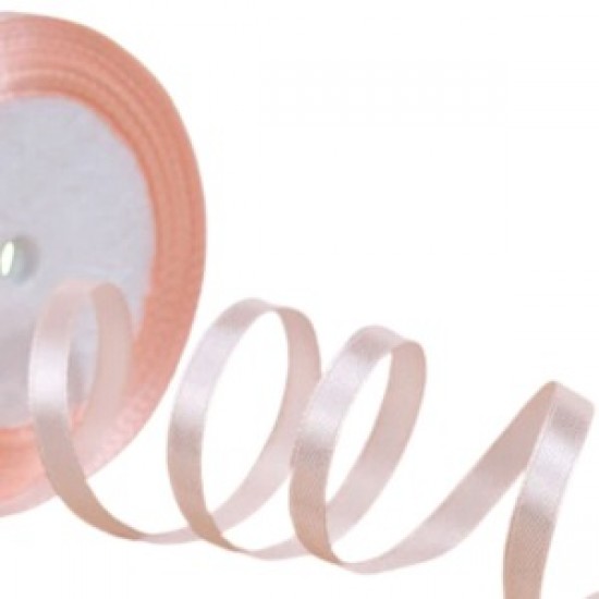 Saten Kurdele 6 Mm Pudra 2 Metre