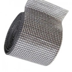 Sıralı Taş Şerit 24lü Gümüş 5 Metre