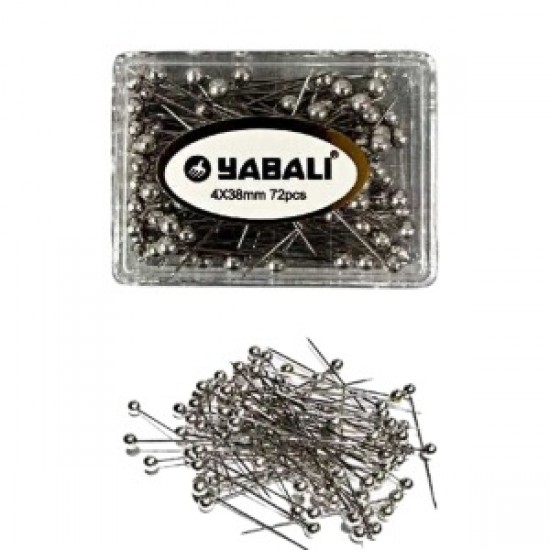 Toplu İğne Gümüş 72li 4x38 Mm