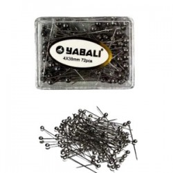 Toplu İğne Siyah 72li 4x38 Mm