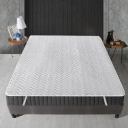 Alez Kapitone Dört Köşe Lastik Yatak Koruyucu 100*200 Cm