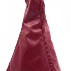 Tüm Araçlara Uyumlu Vites Körüğü Deri Bordo Renk