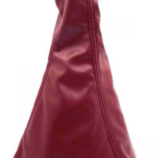 Tüm Araçlara Uyumlu Vites Körüğü Deri Bordo Renk