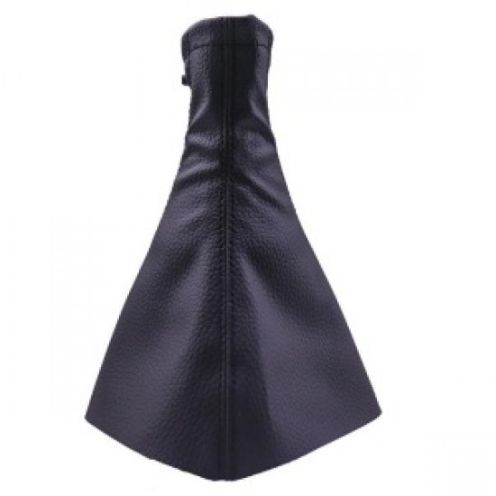 Tüm Araçlara Uyumlu Vites Körüğü Siyah Deri Siyah Dikiş