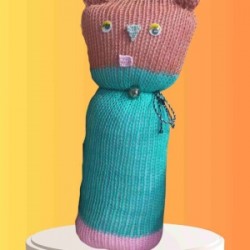 Tıkırık Örgü Yastık Uyku Ve Oyun Arkadaşı Çikito - 35 Cm