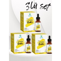 D3k2 Damla 20 Ml (1000 Iu) – 3’lü Ekonomik Set