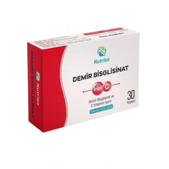 Demir Bisglisinat 30 Kapsül