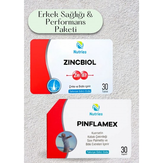 Erkek Sağlığı & Performans Paketi – Güç, Destek Ve Vitalite