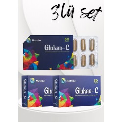 Glukan-c Bağışıklık Destek Takviyesi 30 Kapsül – 3’lü Ekonomik Set