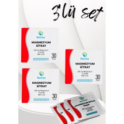 Magnezyum Sitrat Saşe – 3’lü Ekonomik Set