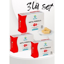 Metilformula Aktif B Vitamini Kompleksi 30 Tablet – 3’lü Ekonomik Set