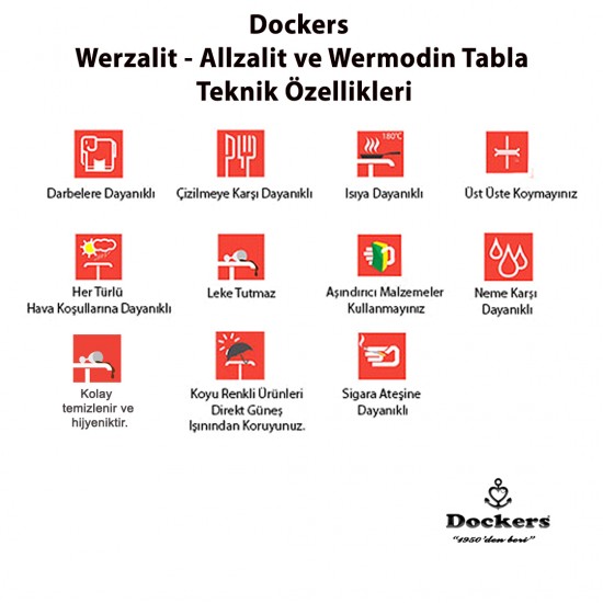 Klasik Katlanır Werzalit - Katlanır Sandalye Werzalit - Mutfak Masa Takımı - Bıanco Carrara (70X120)