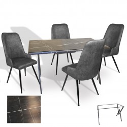 Anemon - Çırağan Masa Takımı (Werzalit, Allzalit, Vermodin Tabla 80x140) – (Palazzo - Füme) Anemon - Çırağan Masa Takımı (Werzalit, Allzalit, Vermodin Tabla 80x140) – (Palazzo - Füme)