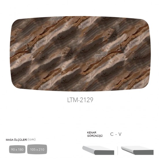 CDF Masa Tablası 90X180 - DCLTM2129