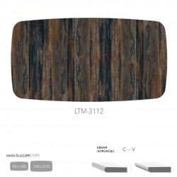 CDF Masa Tablası 105X210 - DCLTM3112