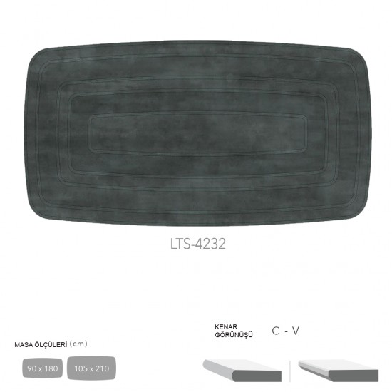 CDF Masa Tablası 105X210 - DCLTM4232
