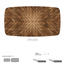 CDF Masa Tablası 105X210 - DCLTM6206 CDF Masa Tablası 105X210 - DCLTM6206