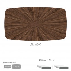 CDF Masa Tablası 105X210 - DCLTM6207