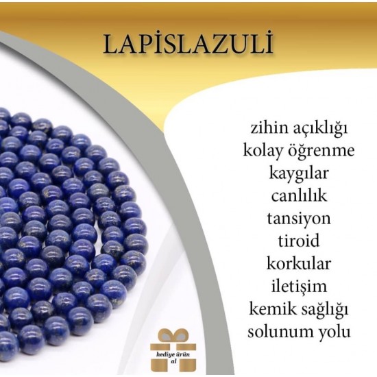 Doğal Taş Lapislazuli Dizi 8mm