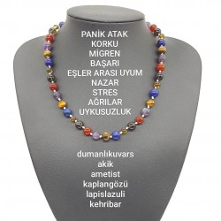 Doğal Taş Ve Kehribar Panik Atak Migren Kolyesi Doğal Taş Ve Kehribar Panik Atak Migren Kolyesi