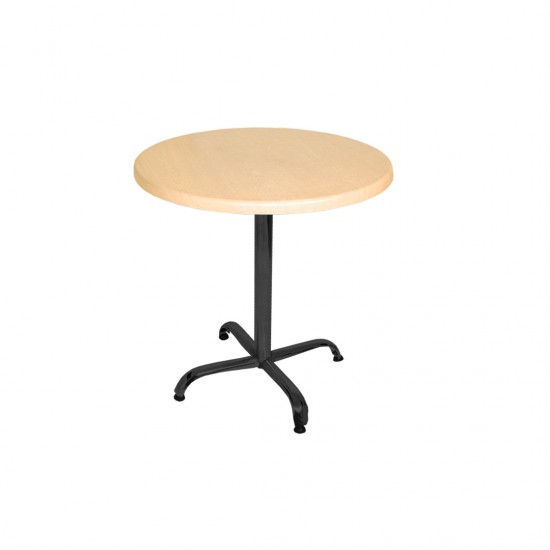 Indigo Werzalit Yuvarlak Mutfak Masası 60cm Çap (ESB Siyah) - Akçaağaç Indigo Werzalit Yuvarlak Mutfak Masası 60cm Çap (ESB Siyah) - Akçaağaç