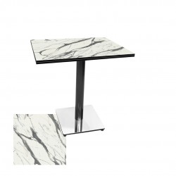 Karanfil Kompakt Laminat Kare Masa 70x70 -  Afyon Marble