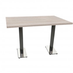 Karanfil Laminat Kare Masa 70x70 - Beyaz