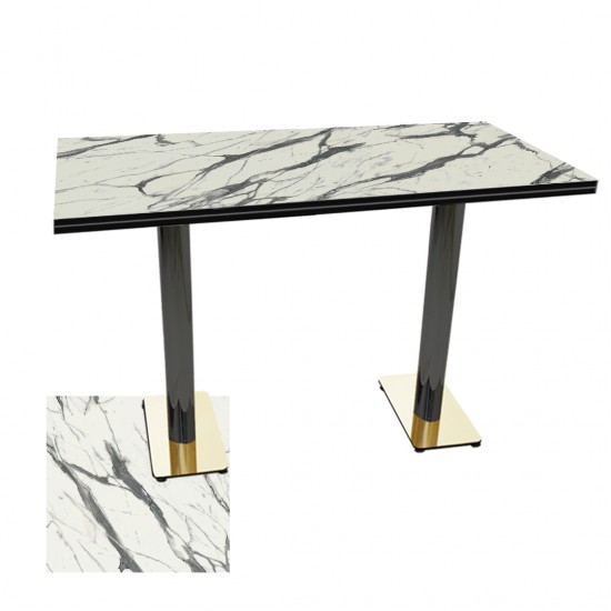 Karanfil Kompakt Laminat Gold Masa 70x120 - Afyon Marble