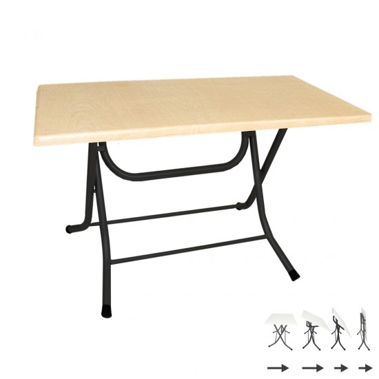 Klasik Katlanır Werzalit Tabla Masa (80x120) - Akçaağaç Klasik Katlanır Werzalit Tabla Masa (80x120) - Akçaağaç