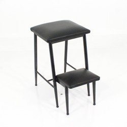 Merdivenli Tabure - Siyah