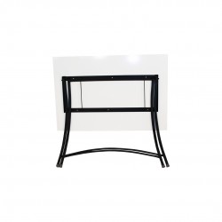 Modern Katlanır Dikdörtgen Masa Suntalam - Kahve