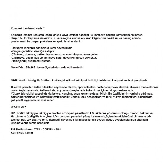 Karanfil Kompakt Laminat Gold Kare Masa 70x70 -  Ultra White