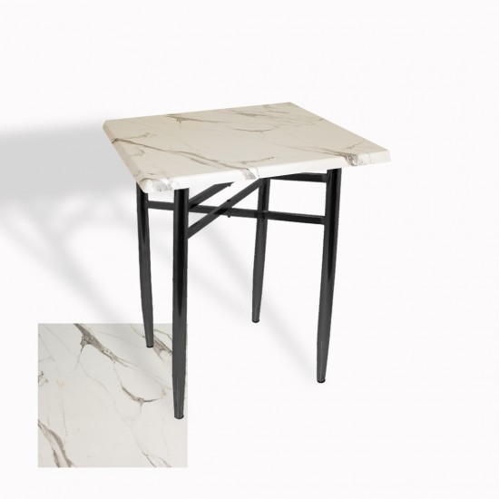 Plaza Kare ESB Mutfak Masası (Werzalit, Allzalit veya Wermodin Tablalı 80X80) - Afyon Mermer