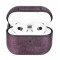 Apple AirPods 3.nesil Uyumlu Deri Kılıf Juni AA7 Mor