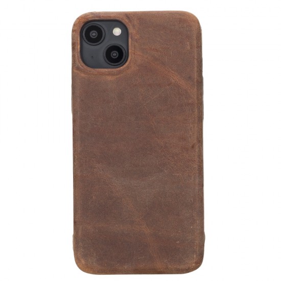 Apple iPhone 14 Plus Uyumlu Deri Arka Kapak ROCK G2 Apple iPhone 14 Plus Uyumlu Deri Arka Kapak ROCK G2