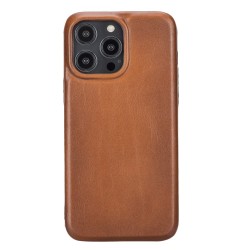 Apple iPhone 14 Pro Max Uyumlu Deri Arka Kapak ROCK RST2E