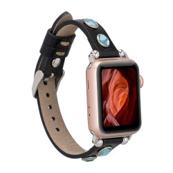 Apple Watch Uyumlu Deri Kordon 38-40-41mm TR RST1 Apple Watch Uyumlu Deri Kordon 38-40-41mm TR RST1