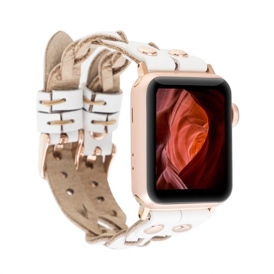 Apple Watch Uyumlu Deri Kordon York Double Tour F3 Apple Watch Uyumlu Deri Kordon York Double Tour F3