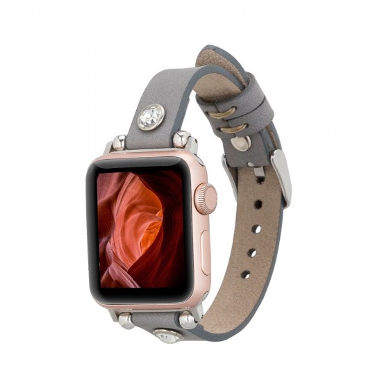 Apple Watch Uyumlu Deri Kordon Visby 38-40-41mm RST9 Apple Watch Uyumlu Deri Kordon Visby 38-40-41mm RST9